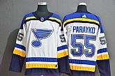 Blues 55 Colton Parayko White Adidas Jersey,baseball caps,new era cap wholesale,wholesale hats